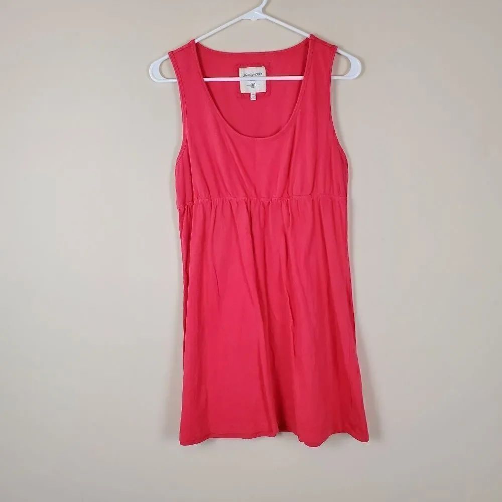 Heritage 1981 Pink Coral Tank Dress Size Large